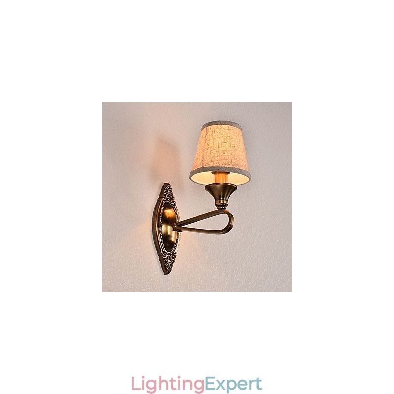 Traditional Classic Electroplated Feature for Eye Protection Downlight Wall Sconces Wall Light