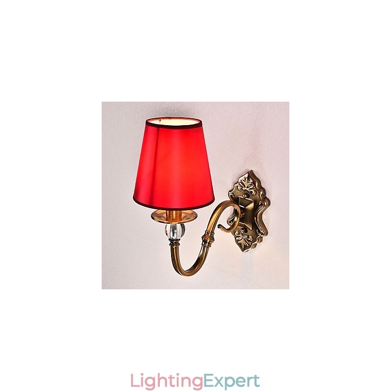 Traditional Classic Electroplated Feature for Eye Protection Downlight Wall Sconces Wall Light