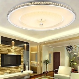 Flush Mount Crystal Modern Contemporary Metal Metal