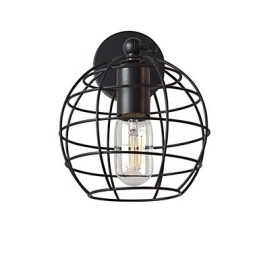 Bricks Hollow Round Iron Wall Lamp Dumb Black American Decoration Lightsaber Lamp On Wall