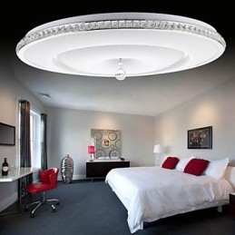 Flush Mount Crystal Modern Contemporary Metal Metal