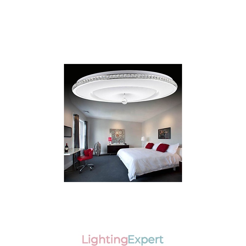 Flush Mount Crystal Modern Contemporary Metal Metal