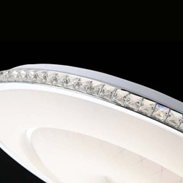 Flush Mount Crystal Modern Contemporary Metal Metal