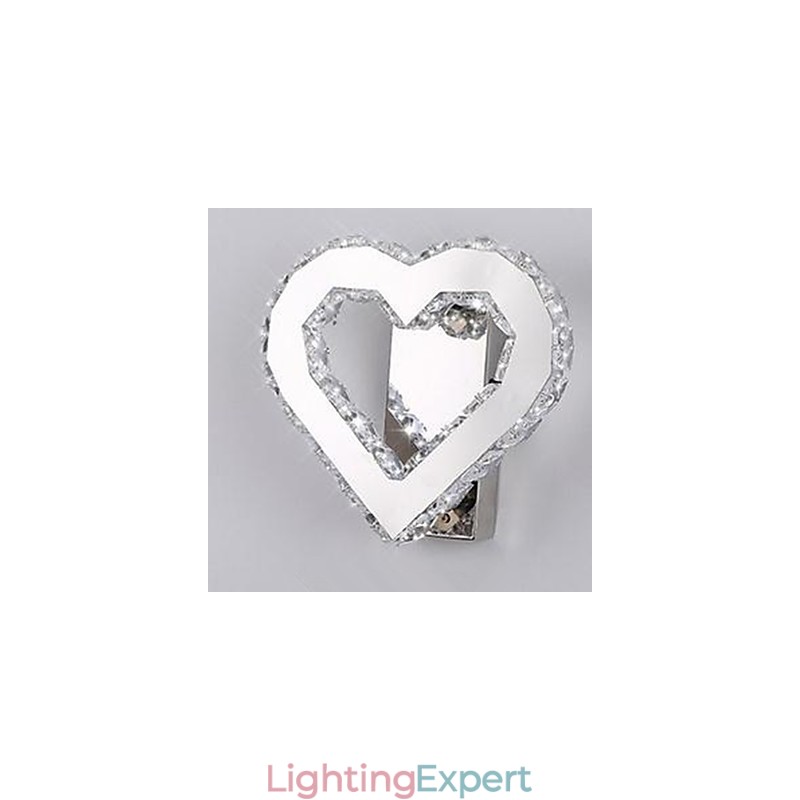 Integrated Modern Contemporary Chrome Feature for Ambient Light Wall Lights Wall Light