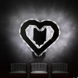 Integrated Modern Contemporary Chrome Feature for Ambient Light Wall Lights Wall Light