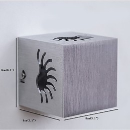 Modern Light Aluminum Flush Mount Wall Lamp Decorate Wall Lights