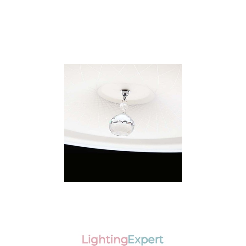 Flush Mount Crystal Modern Contemporary Metal Metal