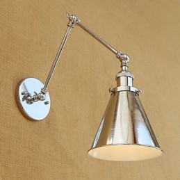 Modern Contemporary Retro Electroplated Feature for Swing Arm Eye Protection Ambient Light