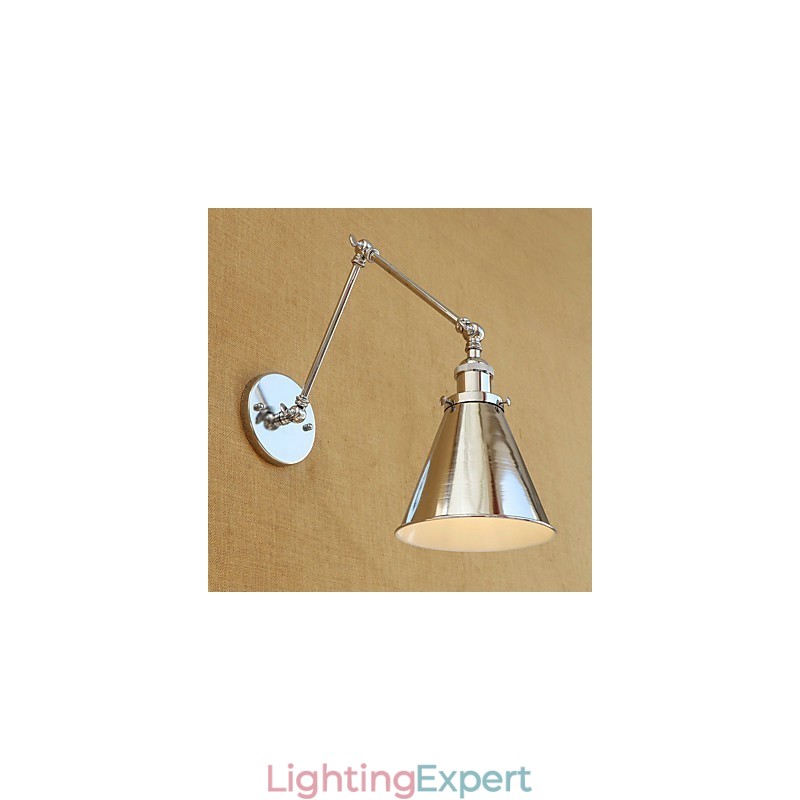 Modern Contemporary Retro Electroplated Feature for Swing Arm Eye Protection Ambient Light