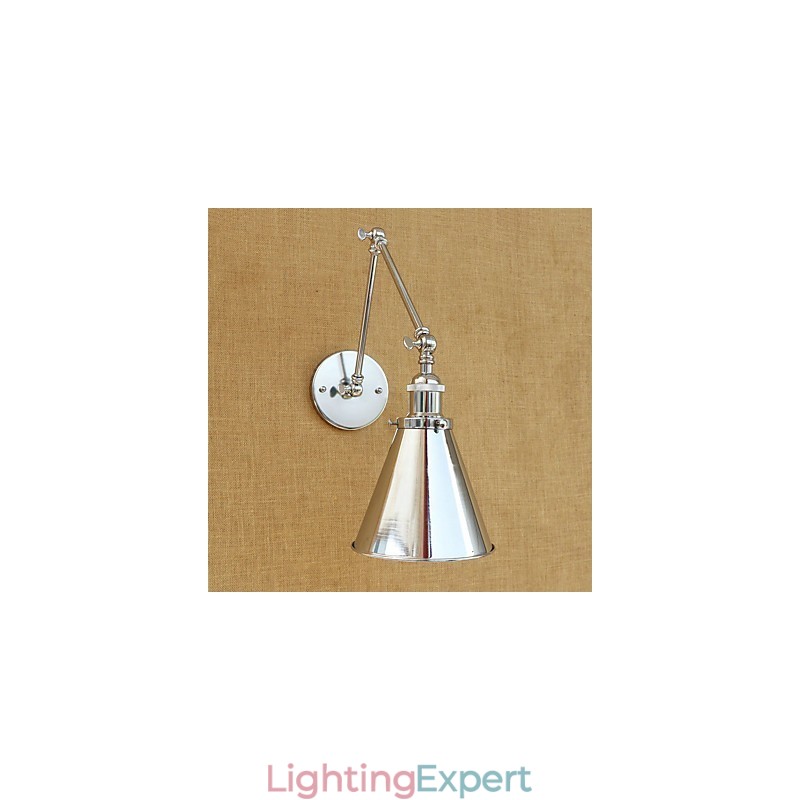 Modern Contemporary Retro Electroplated Feature for Swing Arm Eye Protection Ambient Light
