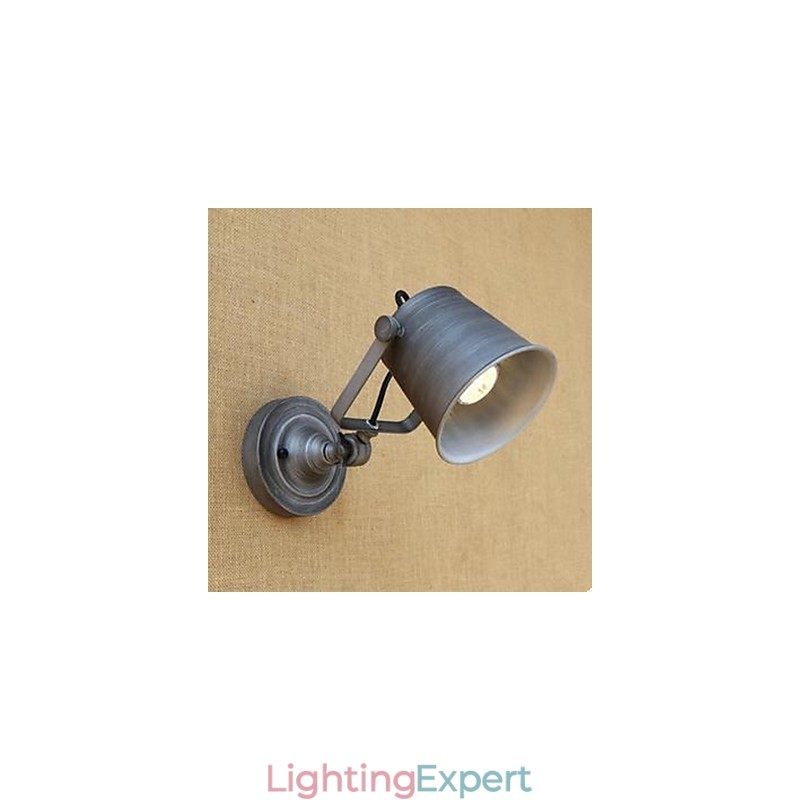 Traditional Classic Rustic Lodge Novelty Painting Feature for Swing Arm Eye Protection Ambient Light