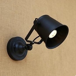 Traditional Classic Rustic Lodge Novelty Painting Feature for Swing Arm Eye Protection Ambient Light