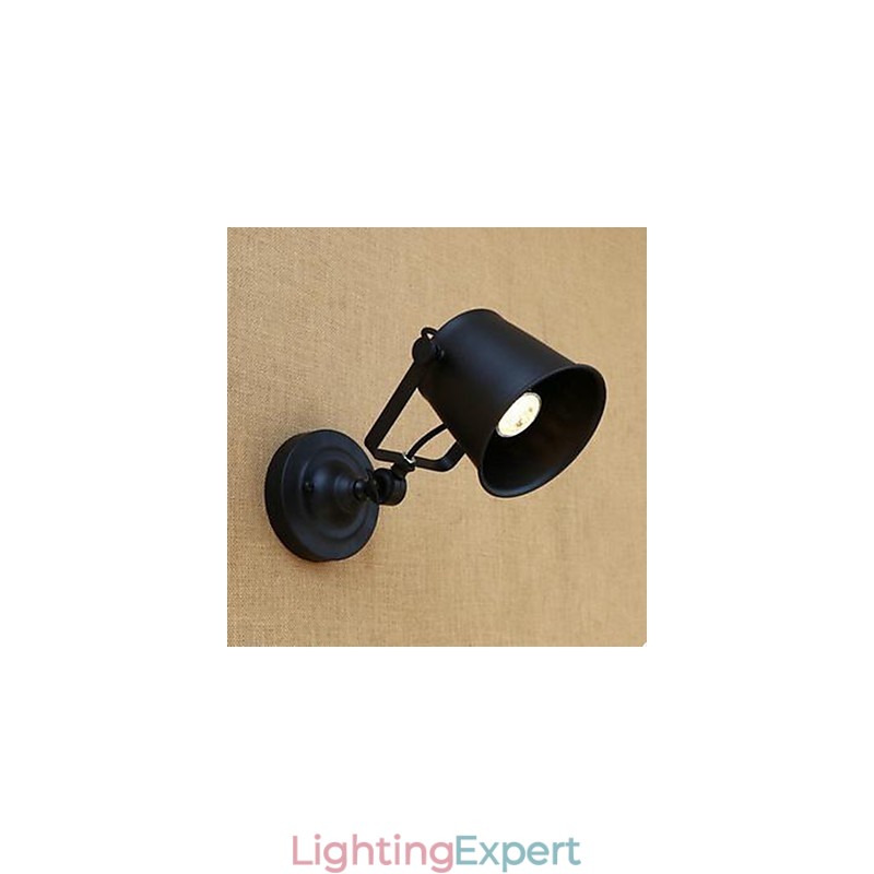 Traditional Classic Rustic Lodge Novelty Painting Feature for Swing Arm Eye Protection Ambient Light
