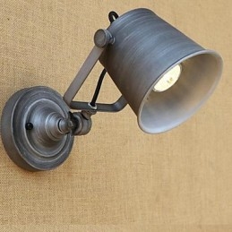 Traditional Classic Rustic Lodge Novelty Painting Feature for Swing Arm Eye Protection Ambient Light