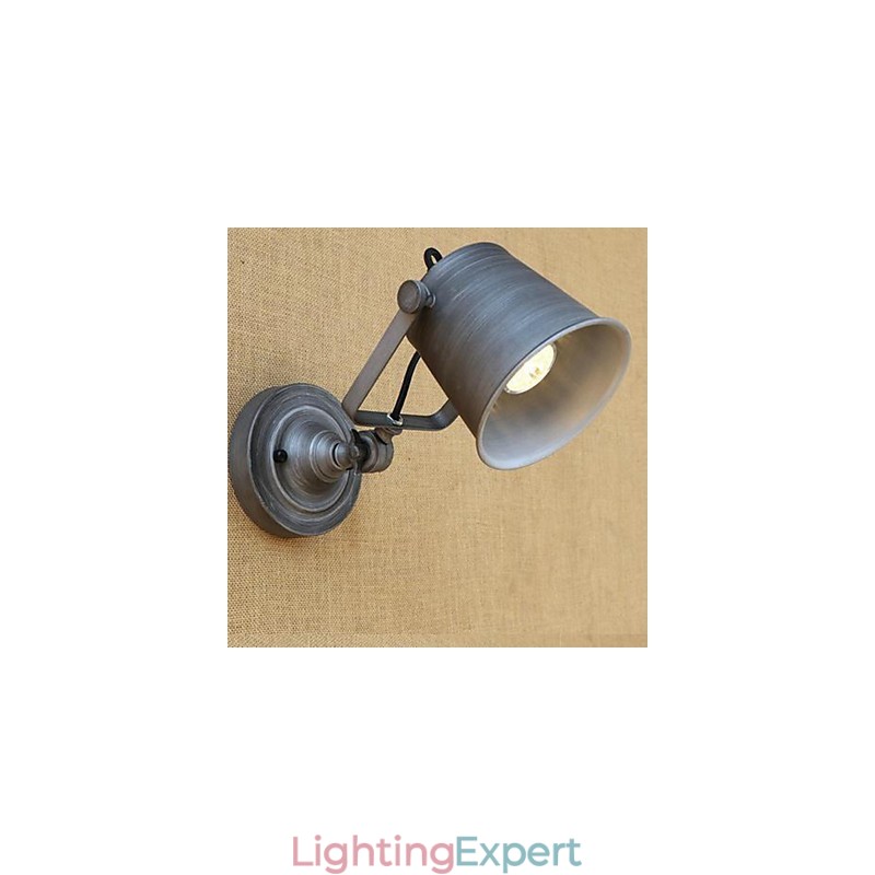 Traditional Classic Rustic Lodge Novelty Painting Feature for Swing Arm Eye Protection Ambient Light