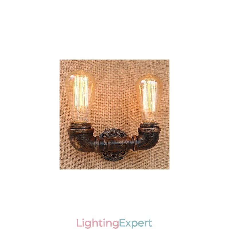 Country Retro Painting Feature for Mini Style Ambient Light Wall Sconces Wall Light