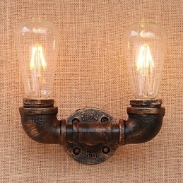 Country Retro Painting Feature for Mini Style Ambient Light Wall Sconces Wall Light