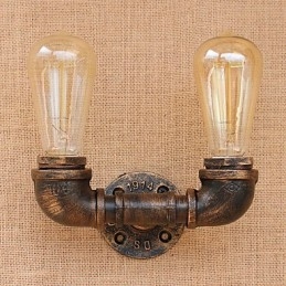 Country Retro Painting Feature for Mini Style Ambient Light Wall Sconces Wall Light