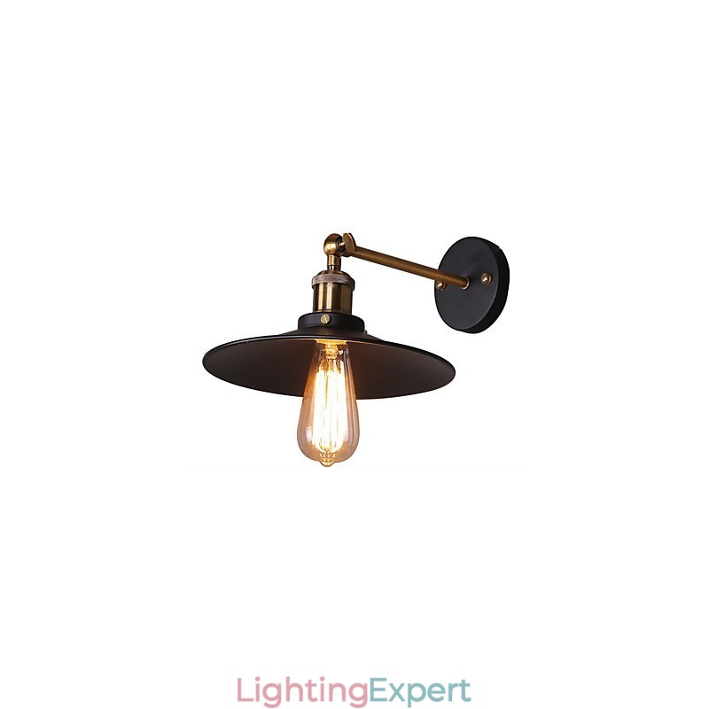 Traditional Classic Rustic Lodge Country Painting Feature for Swing Arm Ambient Light Wall Sconces Wall Light