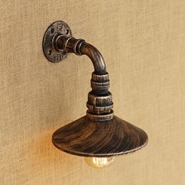 Rustic Lodge Country Retro Painting Feature for Mini Style Ambient Light Wall Sconces