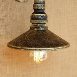 Rustic Lodge Country Retro Painting Feature for Mini Style Ambient Light Wall Sconces
