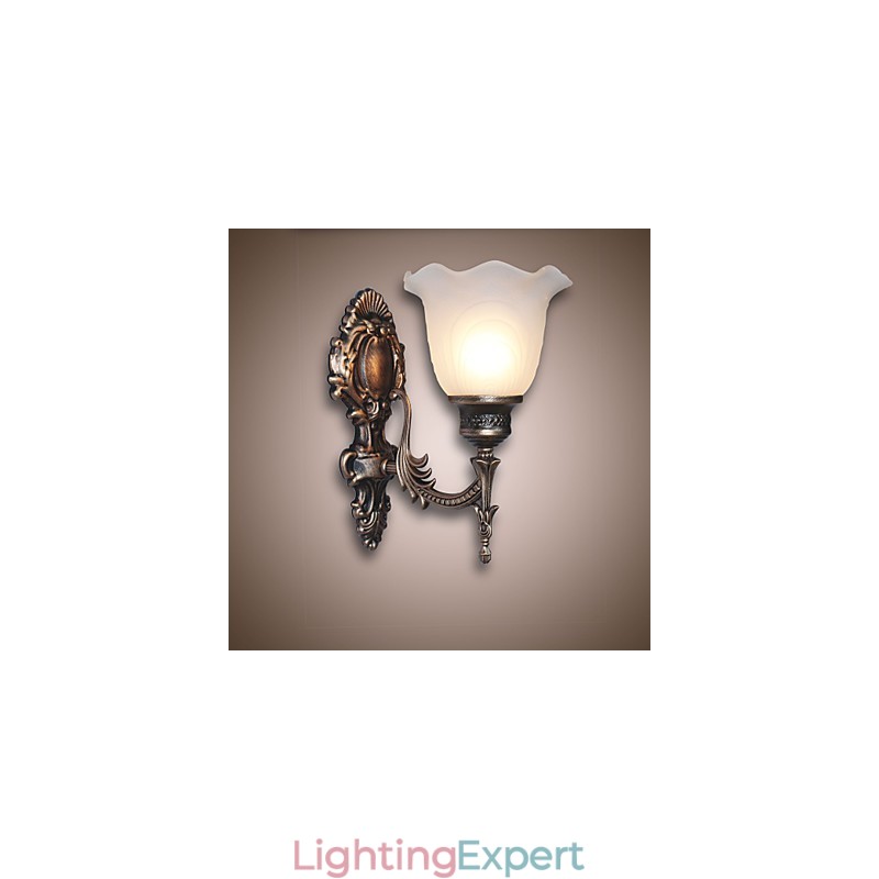 European Style Retro Wall Lamp Hotel Corridor Lamp Corridor light Mirror Front lamp Single Head Bedside Lamp
