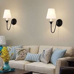 Rustic Lodge Black Oxide Finish Feature for Eye Protection Ambient Light Wall Sconces Wall Light
