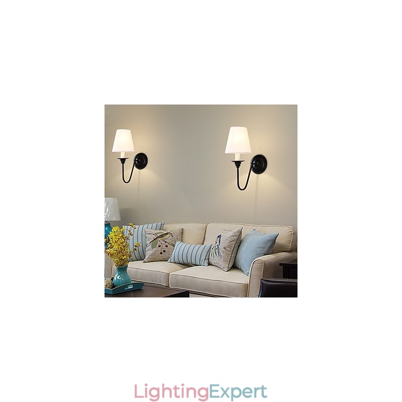 Rustic Lodge Black Oxide Finish Feature for Eye Protection Ambient Light Wall Sconces Wall Light