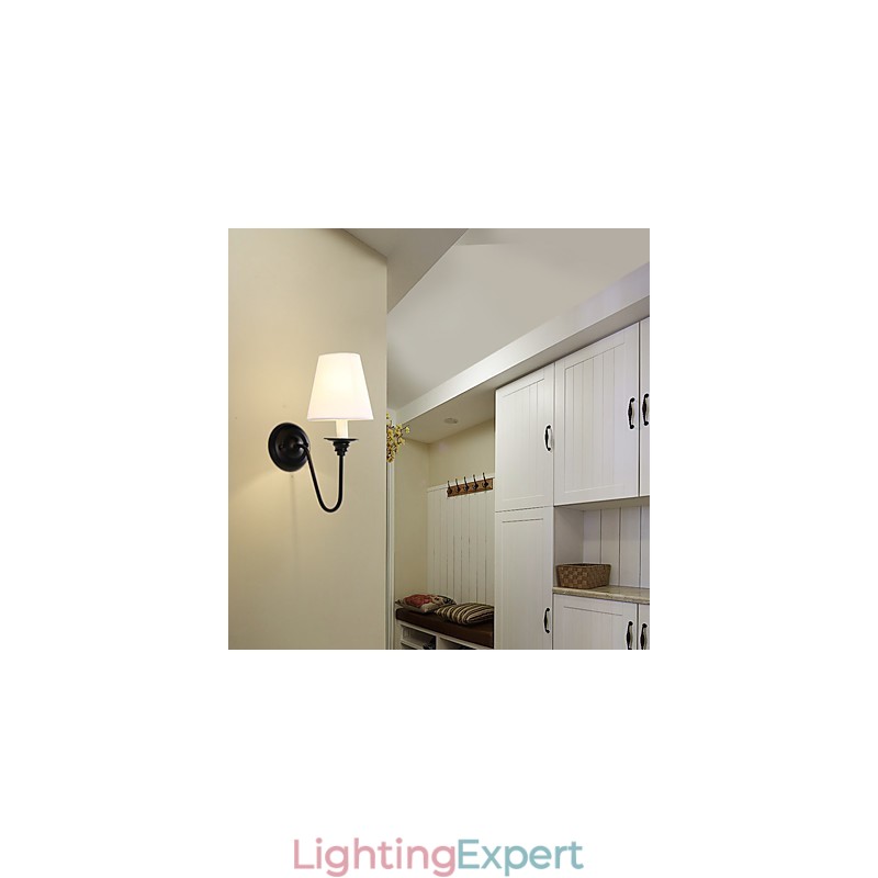 Rustic Lodge Black Oxide Finish Feature for Eye Protection Ambient Light Wall Sconces Wall Light