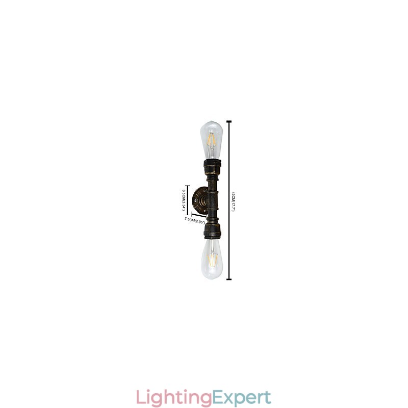 Rustic Lodge Traditional Classic Antique Brass Feature for Ambient Light Wall Sconces Wall Light