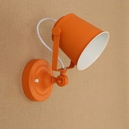 Painted Steel Wall Lamp Dumb Black American Coffee Decoration Retro Wall Light Lightsaber Lamp On Wall