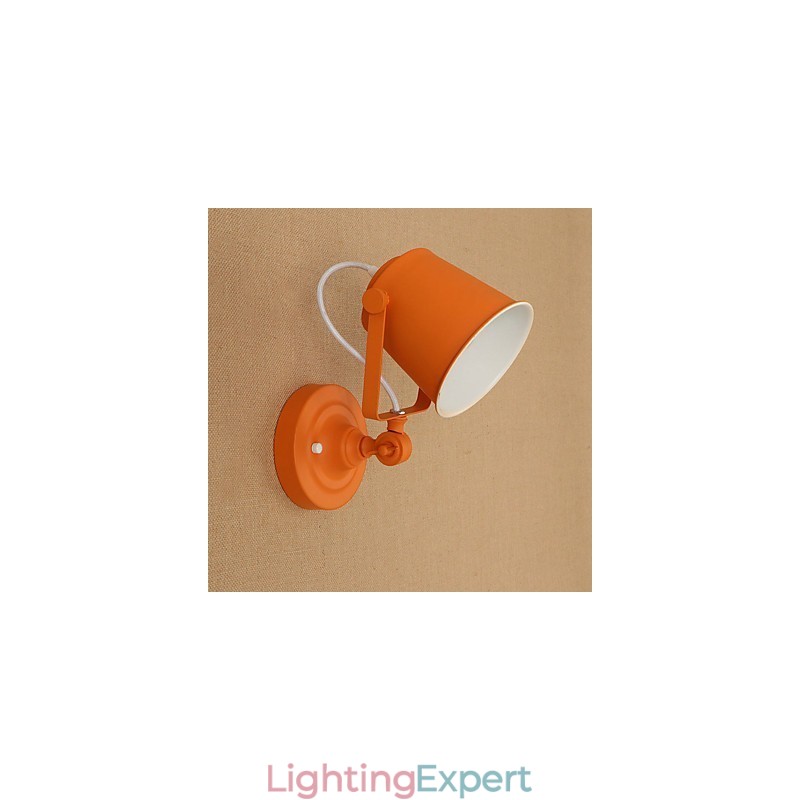 Painted Steel Wall Lamp Dumb Black American Coffee Decoration Retro Wall Light Lightsaber Lamp On Wall