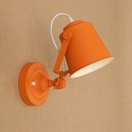 Painted Steel Wall Lamp Dumb Black American Coffee Decoration Retro Wall Light Lightsaber Lamp On Wall