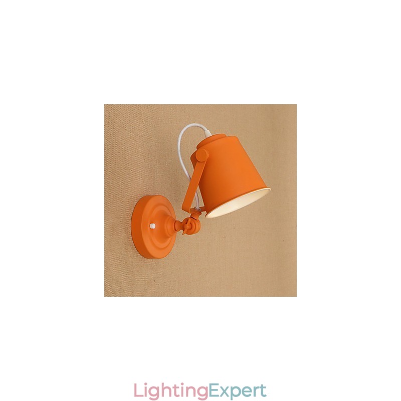 Painted Steel Wall Lamp Dumb Black American Coffee Decoration Retro Wall Light Lightsaber Lamp On Wall