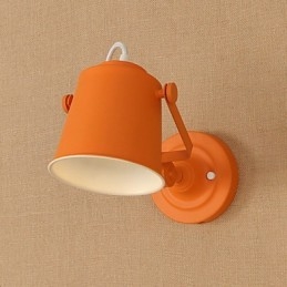 Painted Steel Wall Lamp Dumb Black American Coffee Decoration Retro Wall Light Lightsaber Lamp On Wall