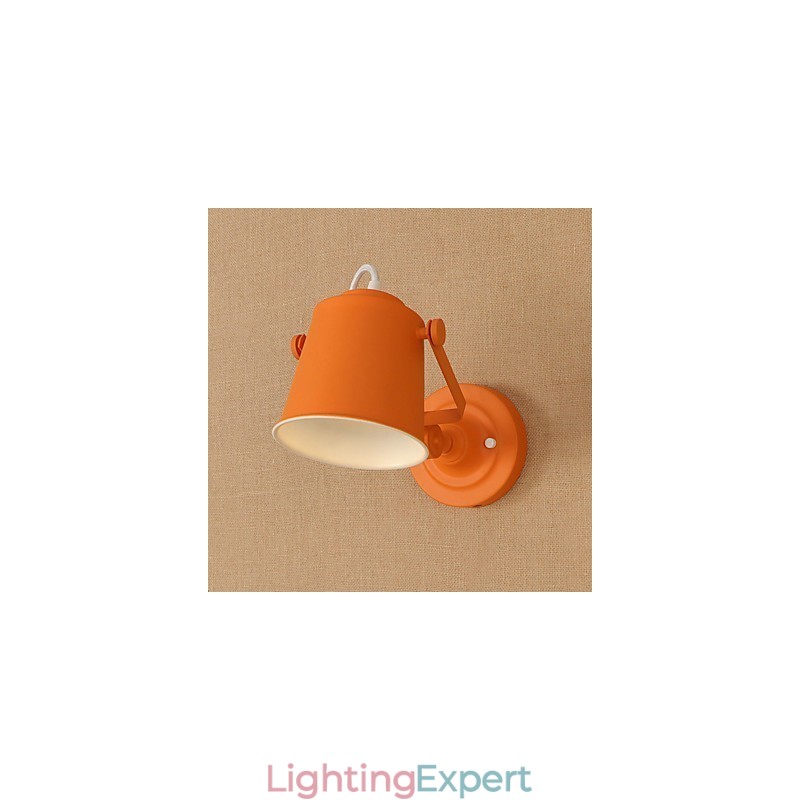 Painted Steel Wall Lamp Dumb Black American Coffee Decoration Retro Wall Light Lightsaber Lamp On Wall