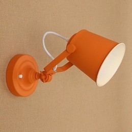 Painted Steel Wall Lamp Dumb Black American Coffee Decoration Retro Wall Light Lightsaber Lamp On Wall