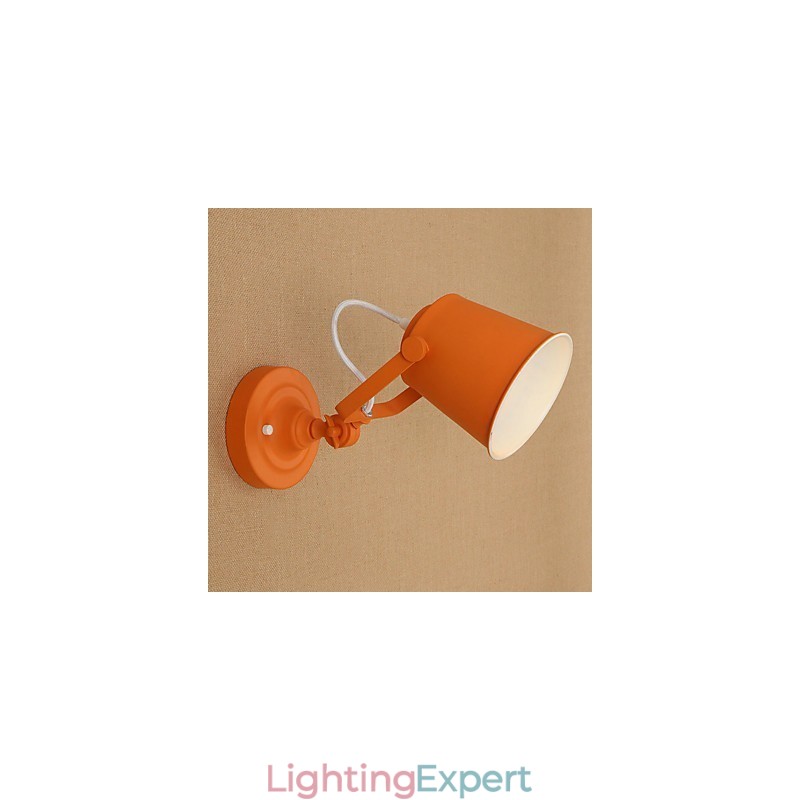 Painted Steel Wall Lamp Dumb Black American Coffee Decoration Retro Wall Light Lightsaber Lamp On Wall