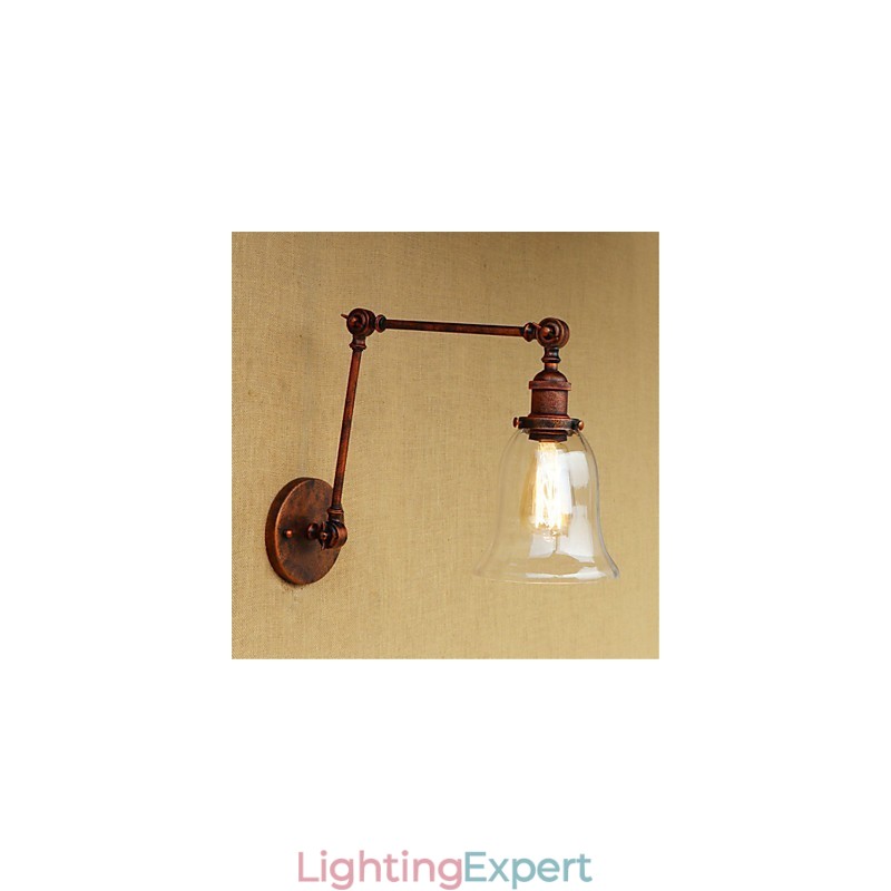 Country Retro Electroplated Feature for Mini Style Eye Protection Ambient Light Swing Arm Lights Wall