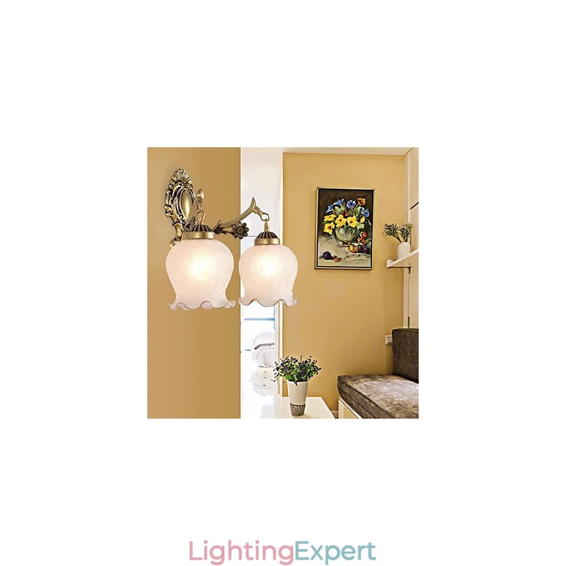 Modern Contemporary Electroplated Feature for Swing Arm Eye Protection Wall Lights