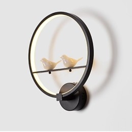 The Bedroom Wall Lamp Bedside Lamp And Creative Personality Of Modern Minimalist Circular Stairs Corridor Wall Lamp