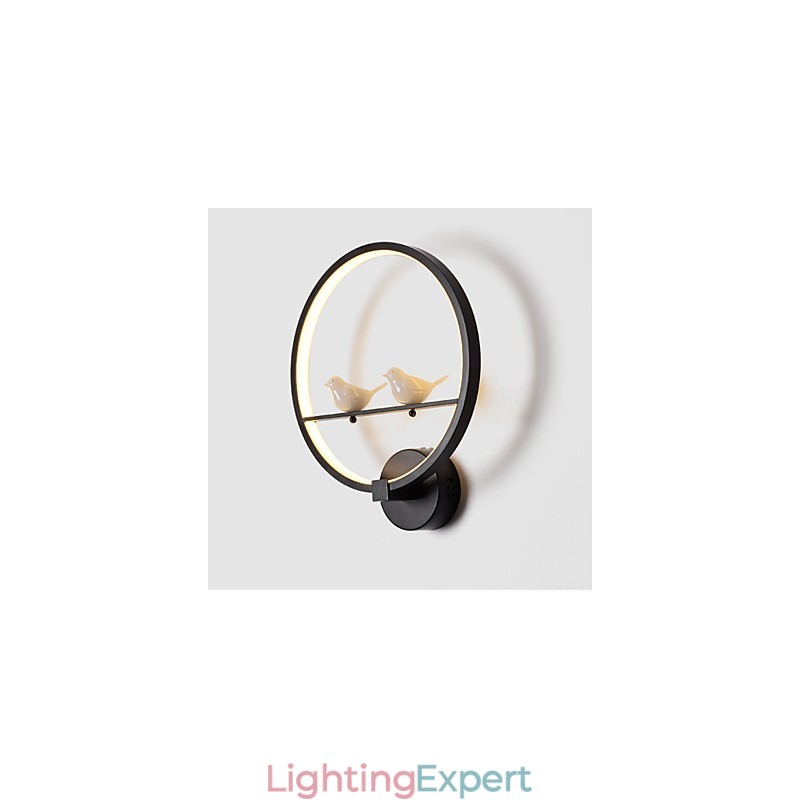 The Bedroom Wall Lamp Bedside Lamp And Creative Personality Of Modern Minimalist Circular Stairs Corridor Wall Lamp