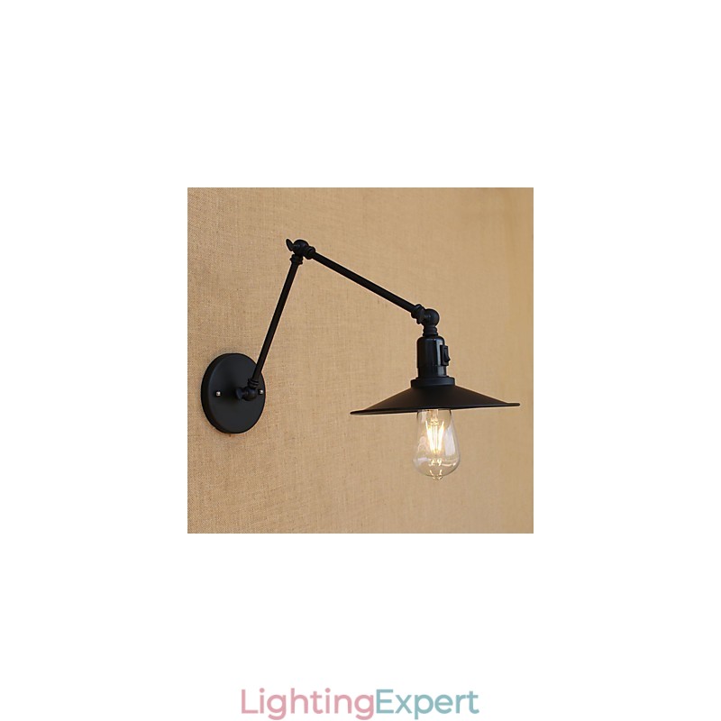 Country Retro Painting Feature for Mini Style Swing Arm Swing Arm Lights Wall Light