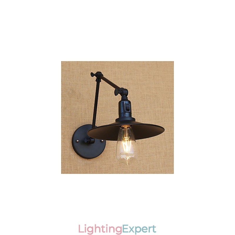 Country Retro Painting Feature for Mini Style Swing Arm Swing Arm Lights Wall Light