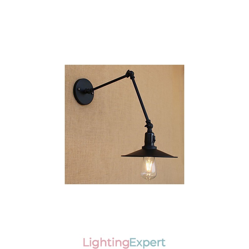Country Retro Painting Feature for Mini Style Swing Arm Swing Arm Lights Wall Light