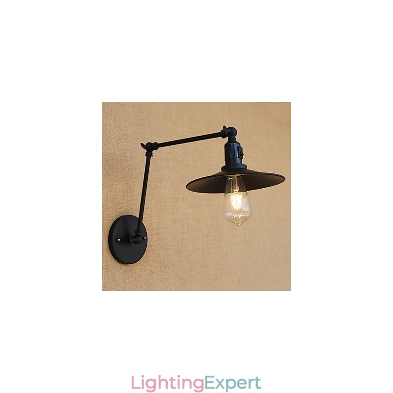 Country Retro Painting Feature for Mini Style Swing Arm Swing Arm Lights Wall Light