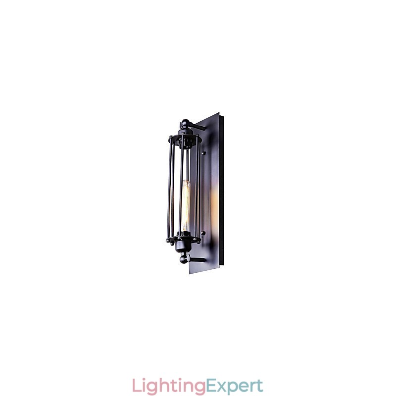 Rustic Lodge Country Retro Vintage Painting Feature for Mini Style Ambient Light Wall Sconces Wall Light
