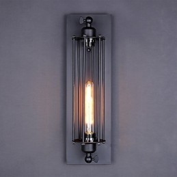 Rustic Lodge Country Retro Vintage Painting Feature for Mini Style Ambient Light Wall Sconces Wall Light