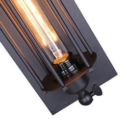 Rustic Lodge Country Retro Vintage Painting Feature for Mini Style Ambient Light Wall Sconces Wall Light