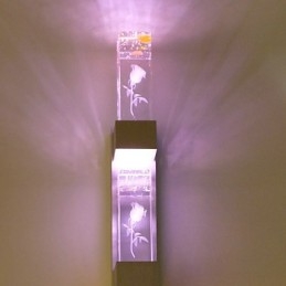 Multi Color Novelty Feature for Mini Style Ambient Light Wall Sconces Wall Light Lamp Rose Light
